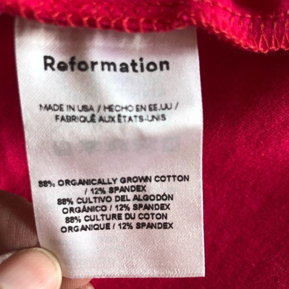 Reformation Hot Pink Bodycon Long Maxi Tank Dress XS - Picture 9 of 10